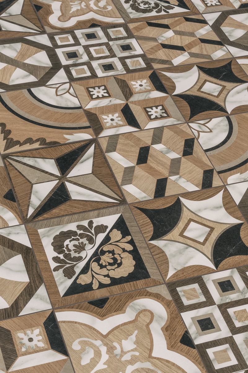Intarsi Elite Mix 20 x 20cm, porcelain tile at Irwin Tiles