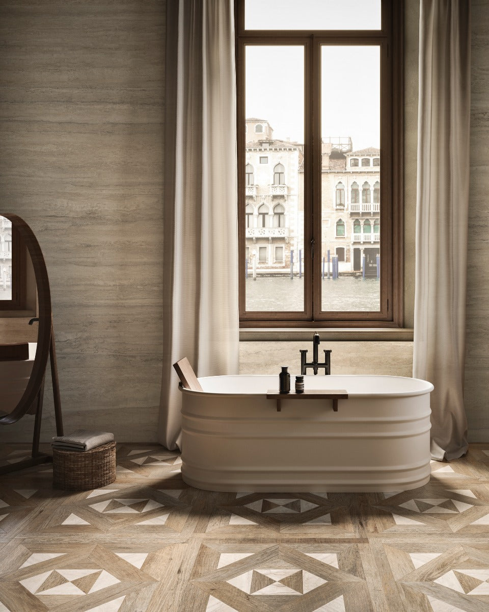 Yorkwood Glam 02 90x90cm, porcelain tile at Irwin Tiles