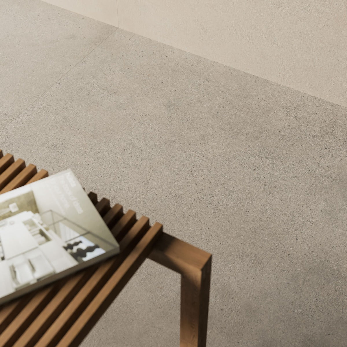 Logico Cement 90 x 90cm, matt porcelain tile for bathroom and other wet floors at Irwin Tiles