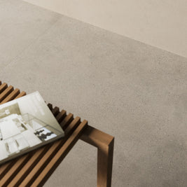 Logico Cement 90 x 90cm, matt porcelain tile for bathroom and other wet floors at Irwin Tiles
