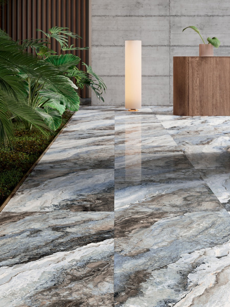 Mystic Ocean Krystal Finish 90 x 180cm, porcelain tile at Irwin Tiles
