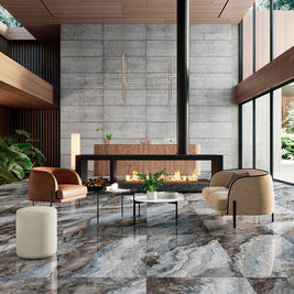 Mystic Ocean Krystal Finish 90 x 180cm, gloss porcelain tile for kitchens, bathrooms and hallways at Irwin Tiles