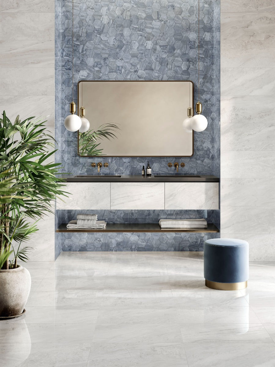 Paradiso Navy Krystal 60x120cm, tile from Irwin Tiles, Co. Monaghan, view 12