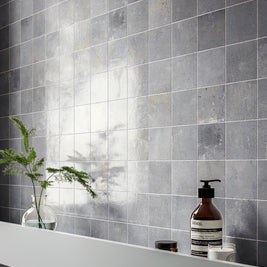 Pixel Artic Glossy 10x10cm, blue tile from Irwin Tiles, Co. Monaghan