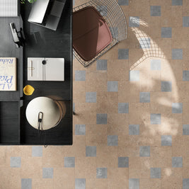 Pixel Artic Glossy 10x10cm, porcelain tile for kitchens, bathrooms and hallways at Irwin Tiles