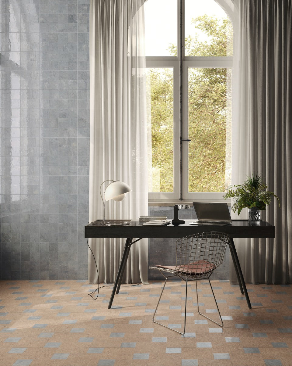 Pixel Artic Glossy 10x10cm, porcelain tile at Irwin Tiles
