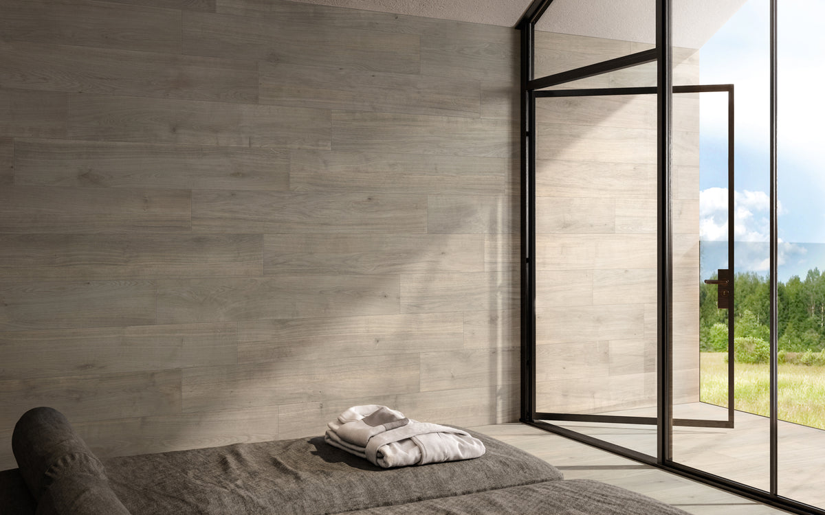 Primewood Taupe Wood Effect 20 x 120cm, tile from Irwin Tiles, Co. Monaghan