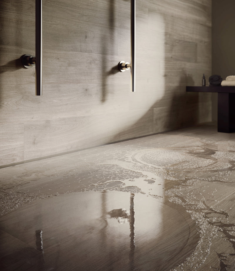 Primewood Taupe Wood Effect 20 x 120cm, porcelain tile at Irwin Tiles