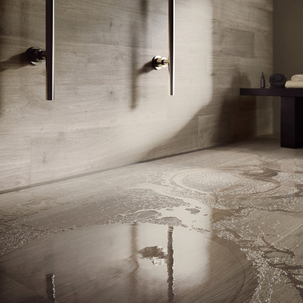 Primewood Taupe Wood Effect 20 x 120cm, porcelain tile at Irwin Tiles