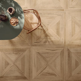 Ricordi Charme (02) 90 x 90cm, wood effect tile at Irwin Tiles