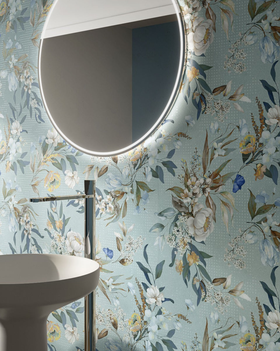Jardin 08 Decor 60x120cm, porcelain tile at Irwin Tiles
