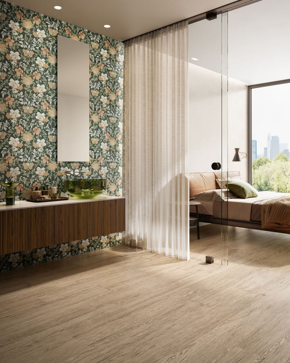 Jardin 05 Decor 60x120cm, porcelain wall tile at Irwin Tiles