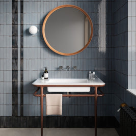 Tetris Smoke Glossy 5 x 20cm, wall tile from Irwin Tiles, Co. Monaghan
