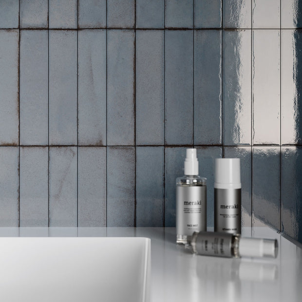 Tetris Artic Glossy 5x20cm, porcelain tile for kitchens, bathrooms and hallways at Irwin Tiles