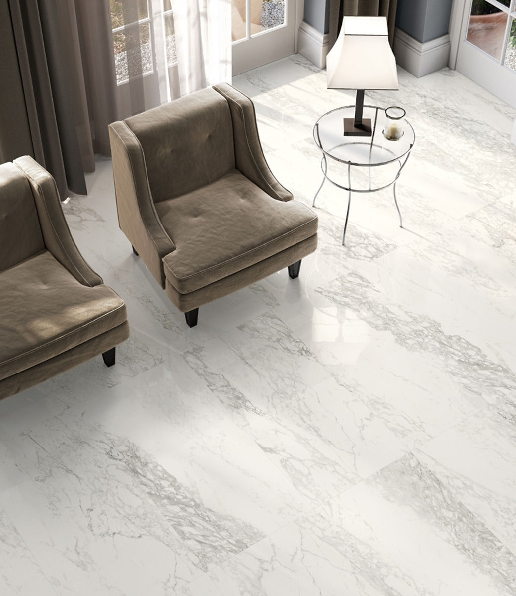 Trumari Arabesco (Krystal Finish) 90 x 180cm, porcelain tile at Irwin Tiles