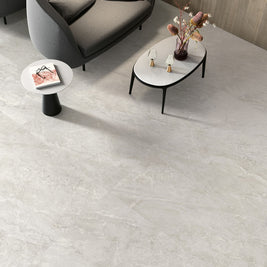 Trumari Silver (Krystal Finish) 90 x 180cm, gloss porcelain tile for kitchens, bathrooms and hallways at Irwin Tiles