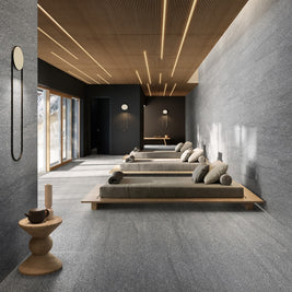 London Grey (Granite Look) 60 x 120cm tile, matt, at Irwin Tiles