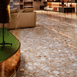 Venistone Gold Glossy 89 x 89cm, porcelain tile sold by the box at Irwin Tiles