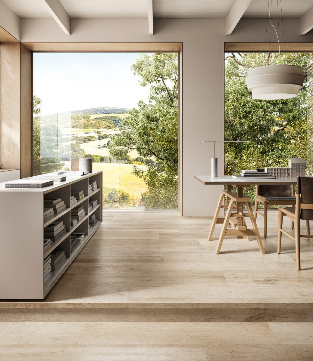 Yorkwood Honey 30x180cm Large Plank, porcelain tile for bathroom and other wet floors at Irwin Tiles