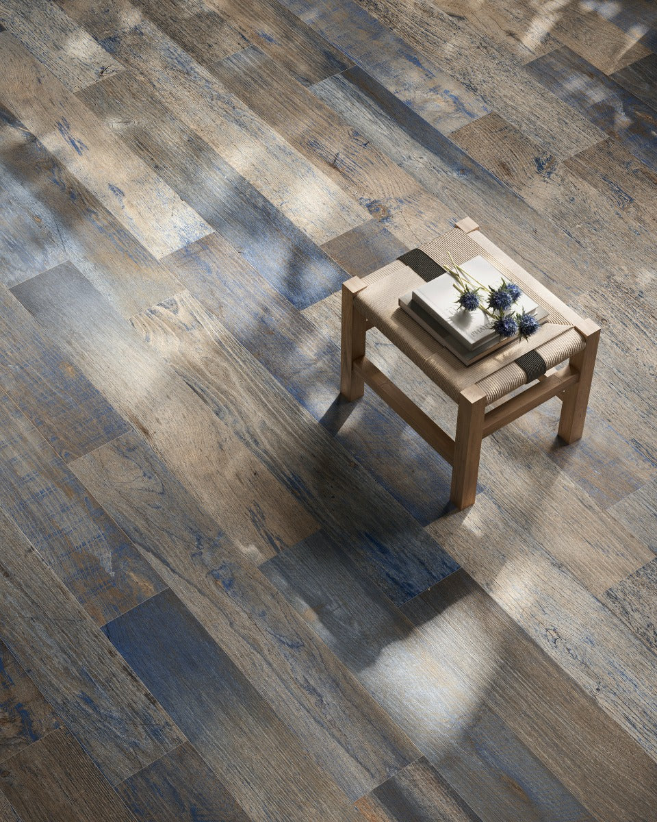 Yorkwood Navy 30x180cm, porcelain tile for bathroom and other wet floors at Irwin Tiles