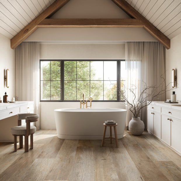 Yorkwood Walnut 30x180cm, matt tile at Irwin Tiles