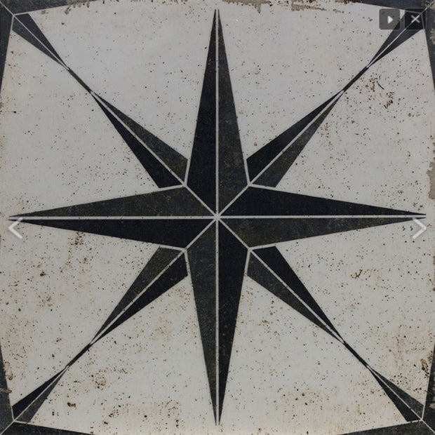 Dakota Negro (Shiny) 29 x 29cm, porcelain tile at Irwin Tiles