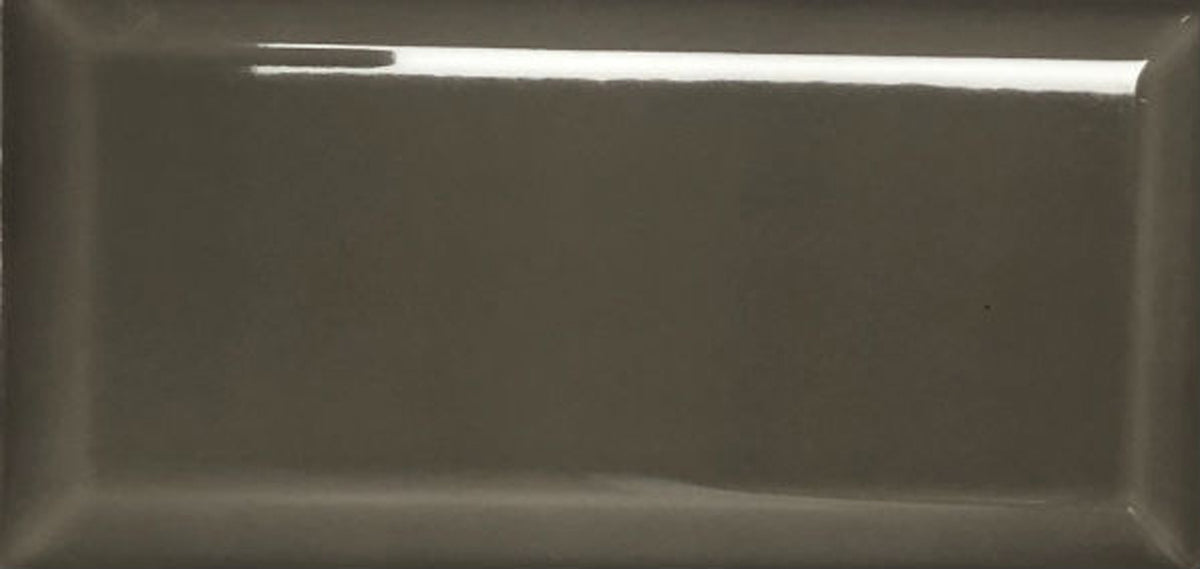 Dark Grey Bevelled 20x10cm, wall tile at Irwin Tiles