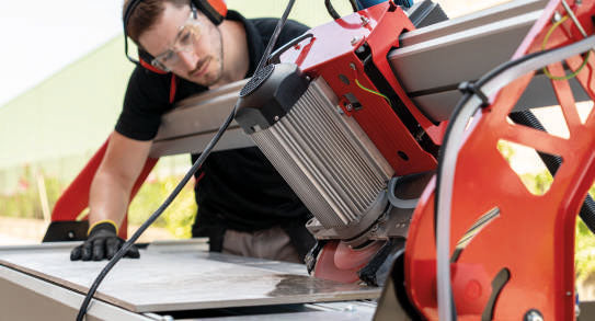 Rubi DCX-250 1250 Xpert Electric Tile Cutter, tile cutter for cutting tiles cleanly at Irwin Tiles