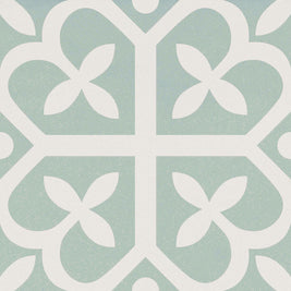 Design Evo Nordic A 20x20cm, green matt tile at Irwin Tiles
