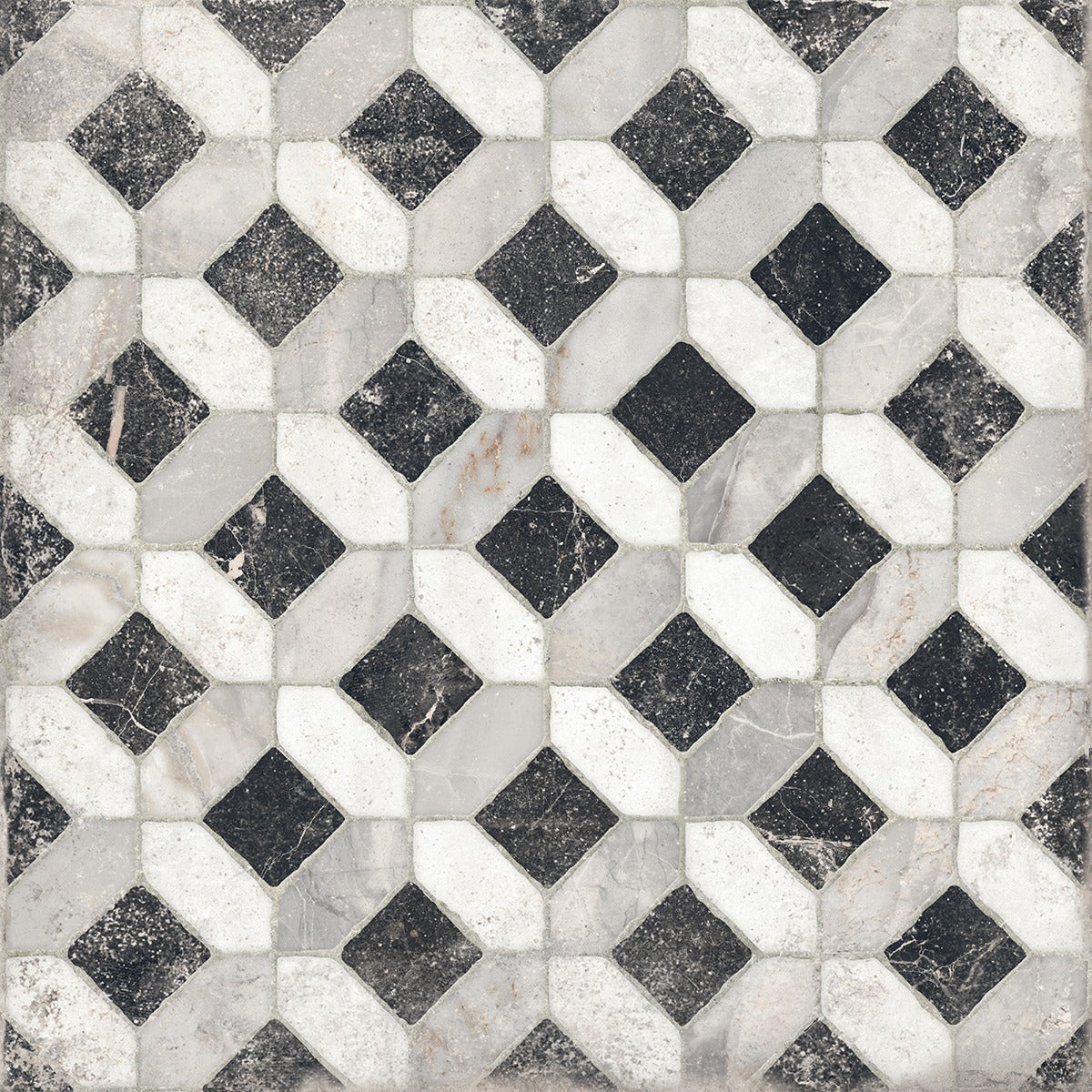 Marmi Imperiali Decor Danum 60x60cm, black tile from Irwin Tiles, Co. Monaghan
