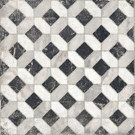 Marmi Imperiali Decor Danum 60x60cm, black tile from Irwin Tiles, Co. Monaghan