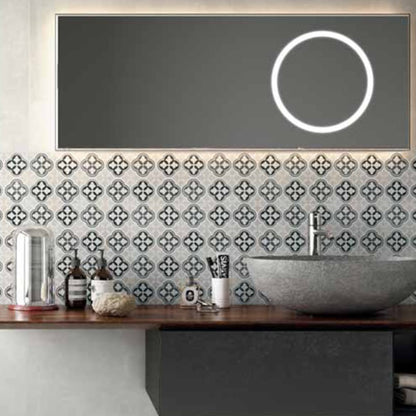 Decor Flow 20x20cm, porcelain tile at Irwin Tiles