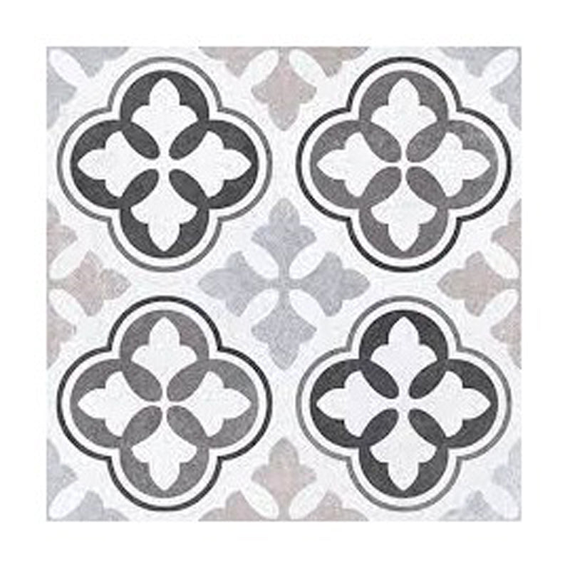 Decor Flow 20x20cm, grey matt tile at Irwin Tiles