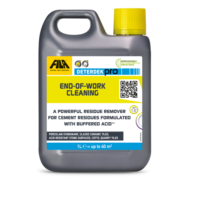 Fila Deterdek Pro 1ltr, cleaner and sealer at Irwin Tiles