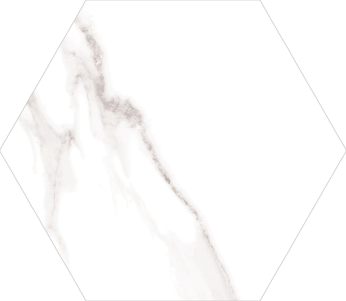 Dortmund Hex & Essen Hex, matt porcelain tile for feature walls at Irwin Tiles