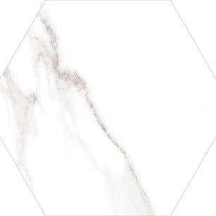 Dortmund Hex & Essen Hex, matt porcelain tile for feature walls at Irwin Tiles