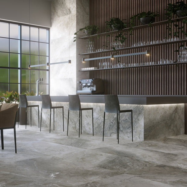 Dreamy Mocha 100 x 100cm, porcelain tile at Irwin Tiles