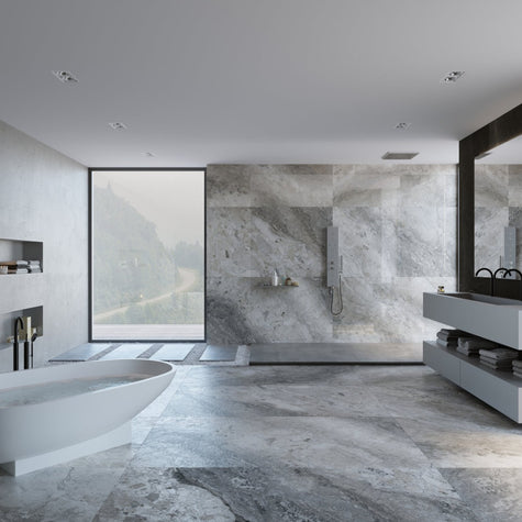 Dreamy Mocha 100 x 100cm, matt tile at Irwin Tiles