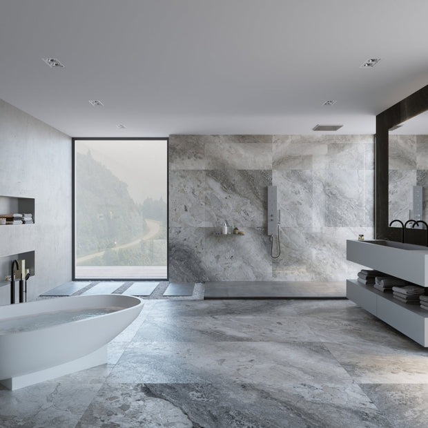 Dreamy Mocha 100 x 100cm, matt tile at Irwin Tiles