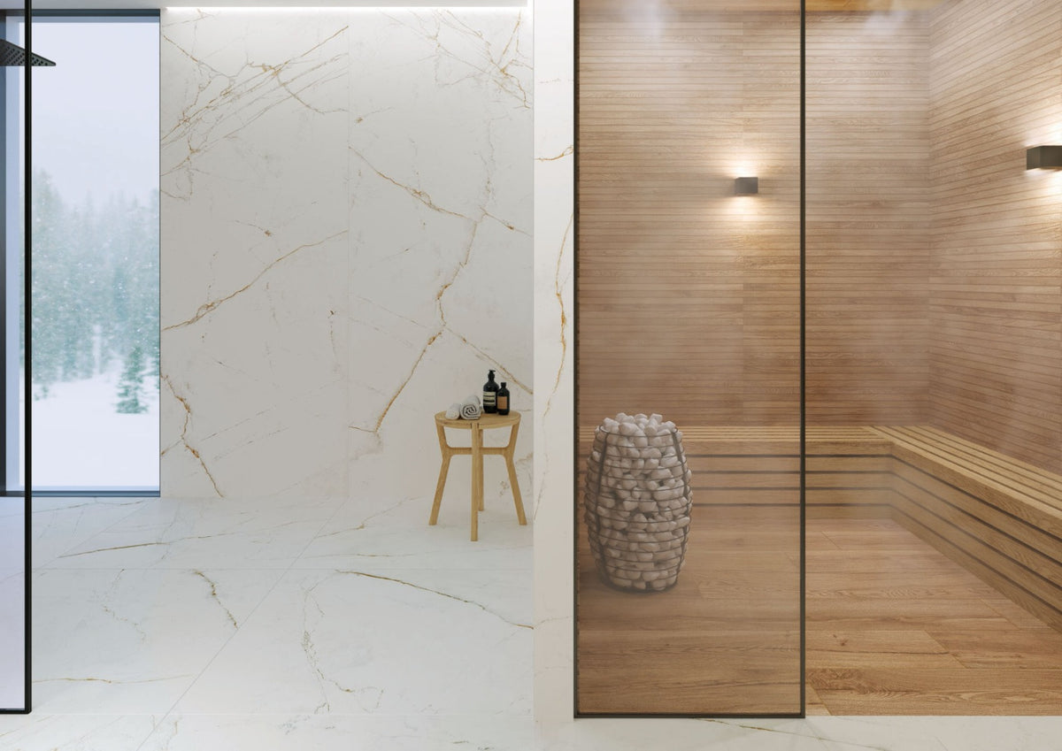 Dual White 100 x 275cm, tile at Irwin Tiles