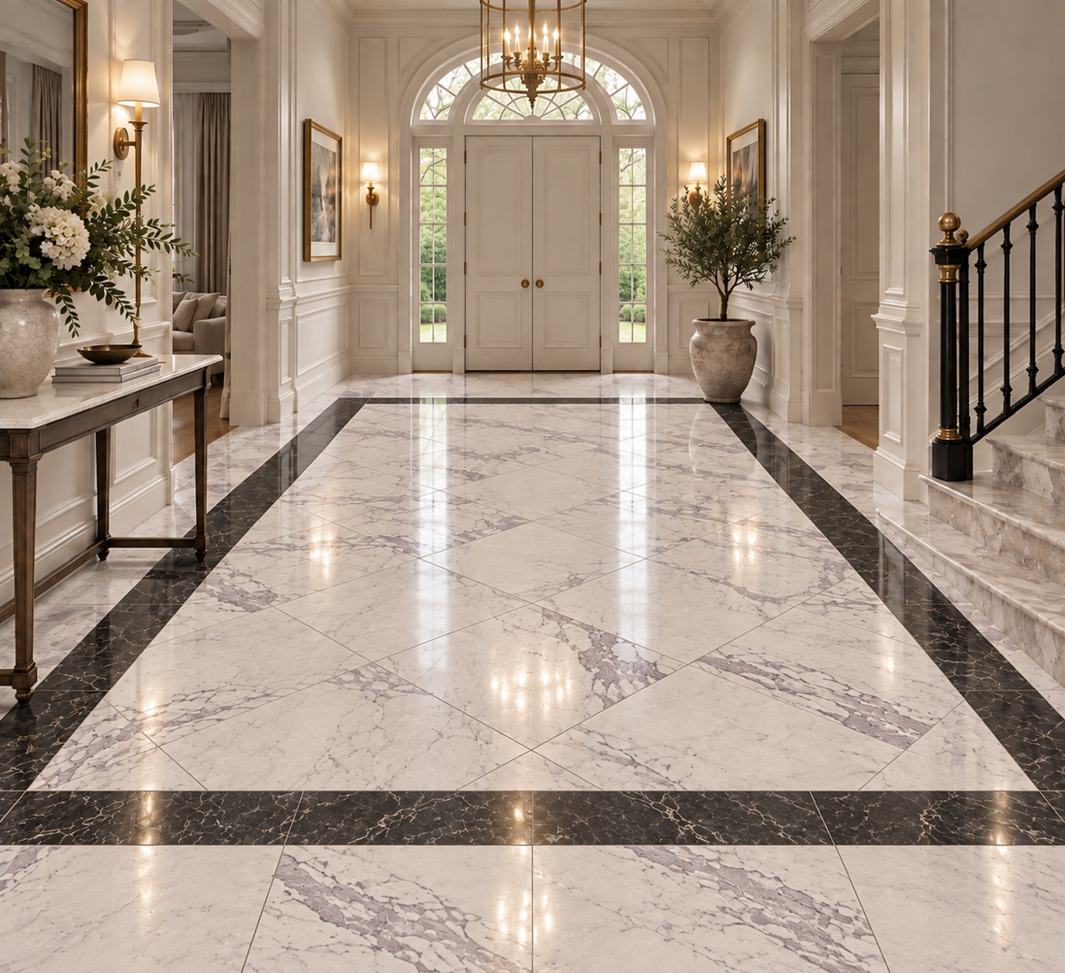 Calacatta Polished Marble 61x61cm  x 20mm