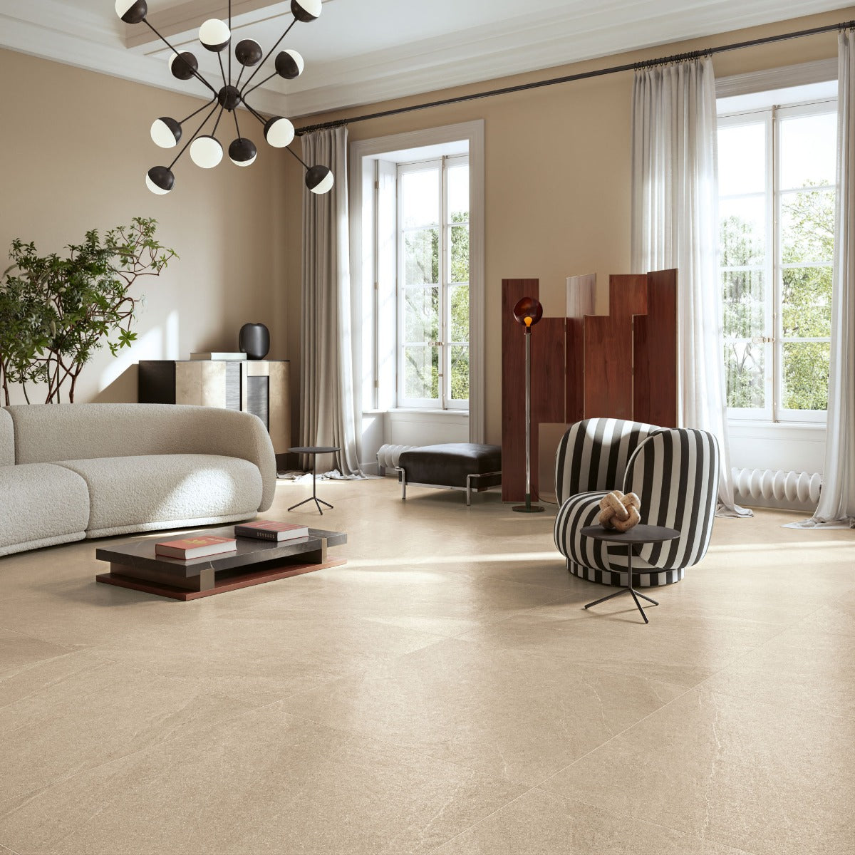 Eclettica Beige 100 x 100cm, tile from Irwin Tiles, Co. Monaghan