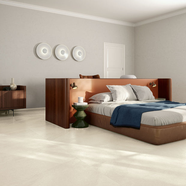 Eclettica Bianco 100 x 100cm, porcelain tile at Irwin Tiles