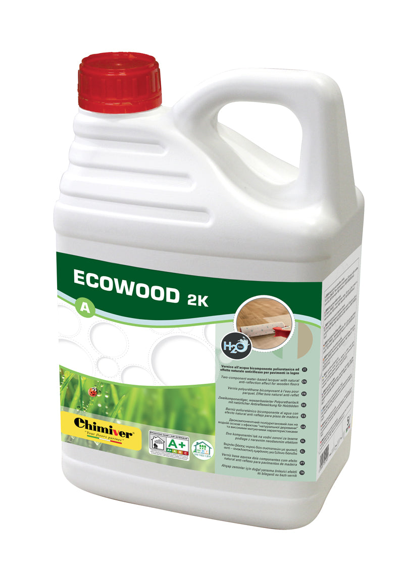 Chimiver Ecowood 2K Invisible Lacquer 5.5ltrs, sealer stocked at Irwin Tiles, Castleblayney