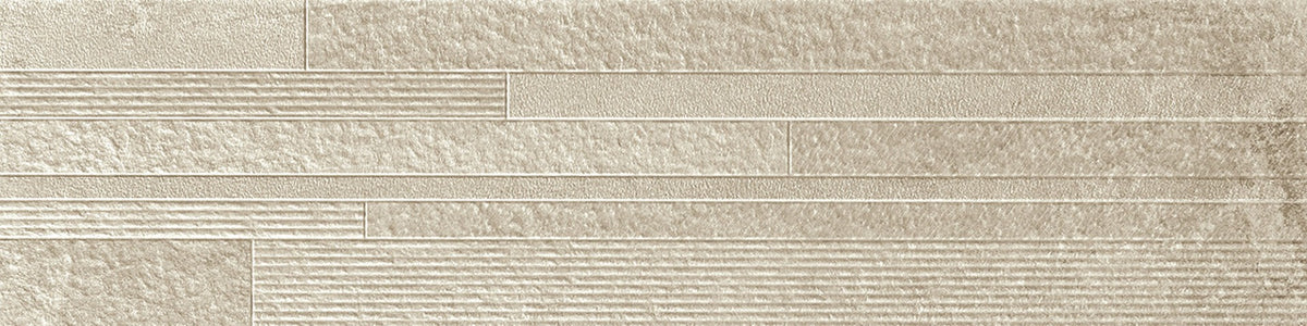 Materica Brick Ecru 30 x 120cm, matt porcelain tile for feature walls at Irwin Tiles