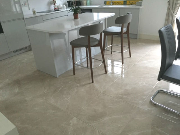 Elsen Marfil Glossy 60x60cm, tile at Irwin Tiles