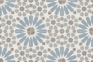 Etnic B Light Blue 20x20cm, porcelain tile at Irwin Tiles