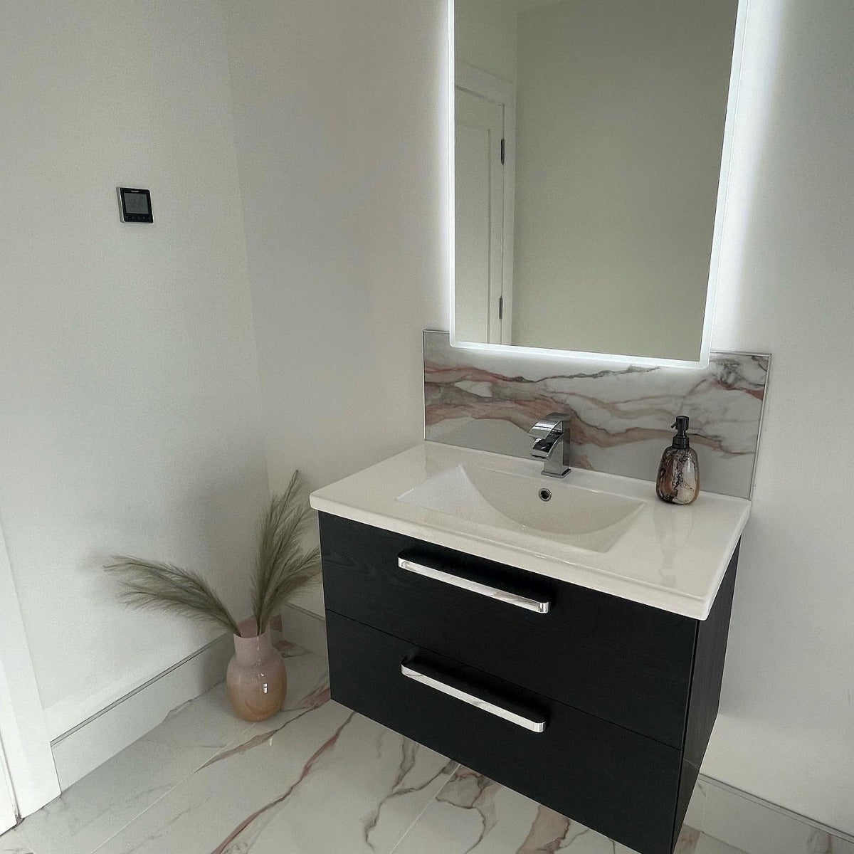 Fantasy Pink 60 x 120cm tile, gloss, at Irwin Tiles