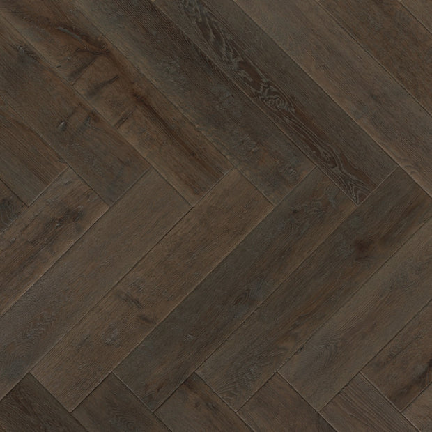 Farm Old Church Engineered Herringbone, oiled engineered wood flooring at Irwin Tiles