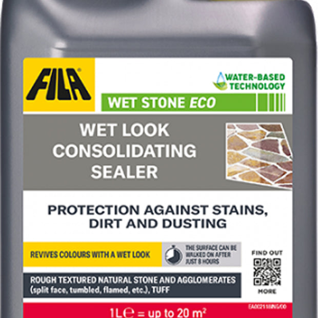 Fila Wet Stone ECO 1ltr, cleaner and sealer at Irwin Tiles